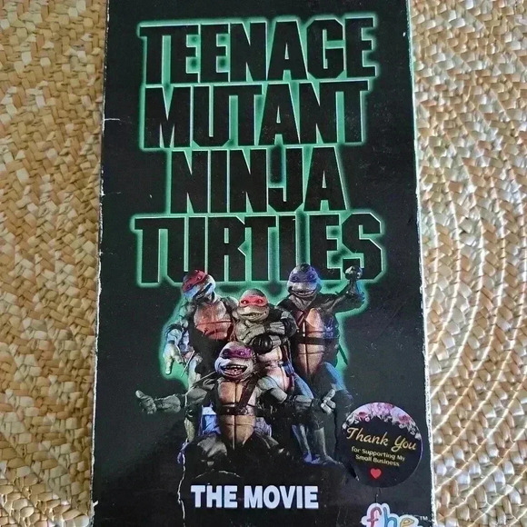 TEENAGE MUTANT NINJA TURTLES 1990 VHS THE MOVIE - Picture 7 of 8
